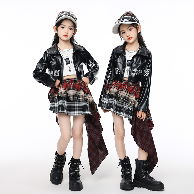 Boys Hip Hop Sweatshirt Pu Lea – обзор и цена Street Fashion Boy