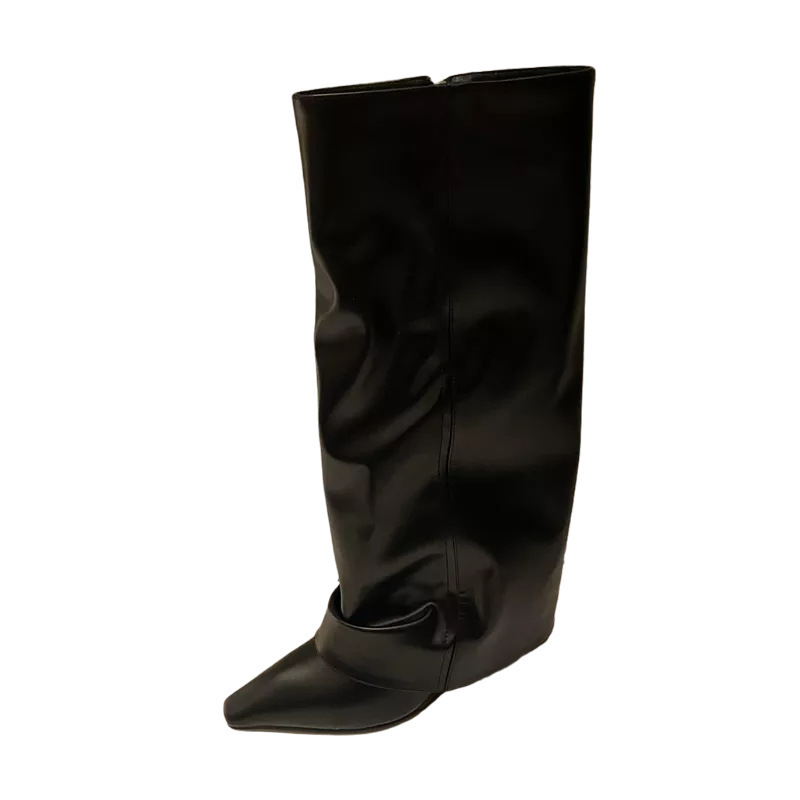 Women Trouser Legs High Boots  – обзор и цена Street Fashion Rome 2025