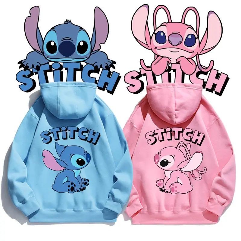 Cartoon Stitch Hoodie Loose Lo – обзор и цена Street Fashion Anime