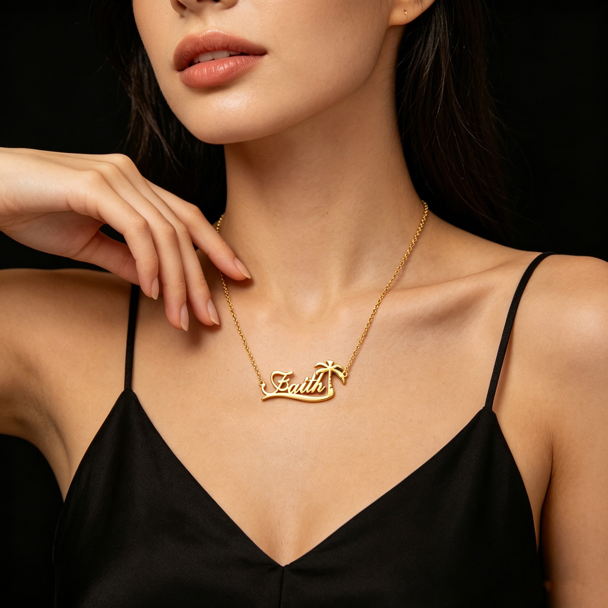 Custom Palm Tree Name Necklace – обзор и цена Street Fashion Necklace